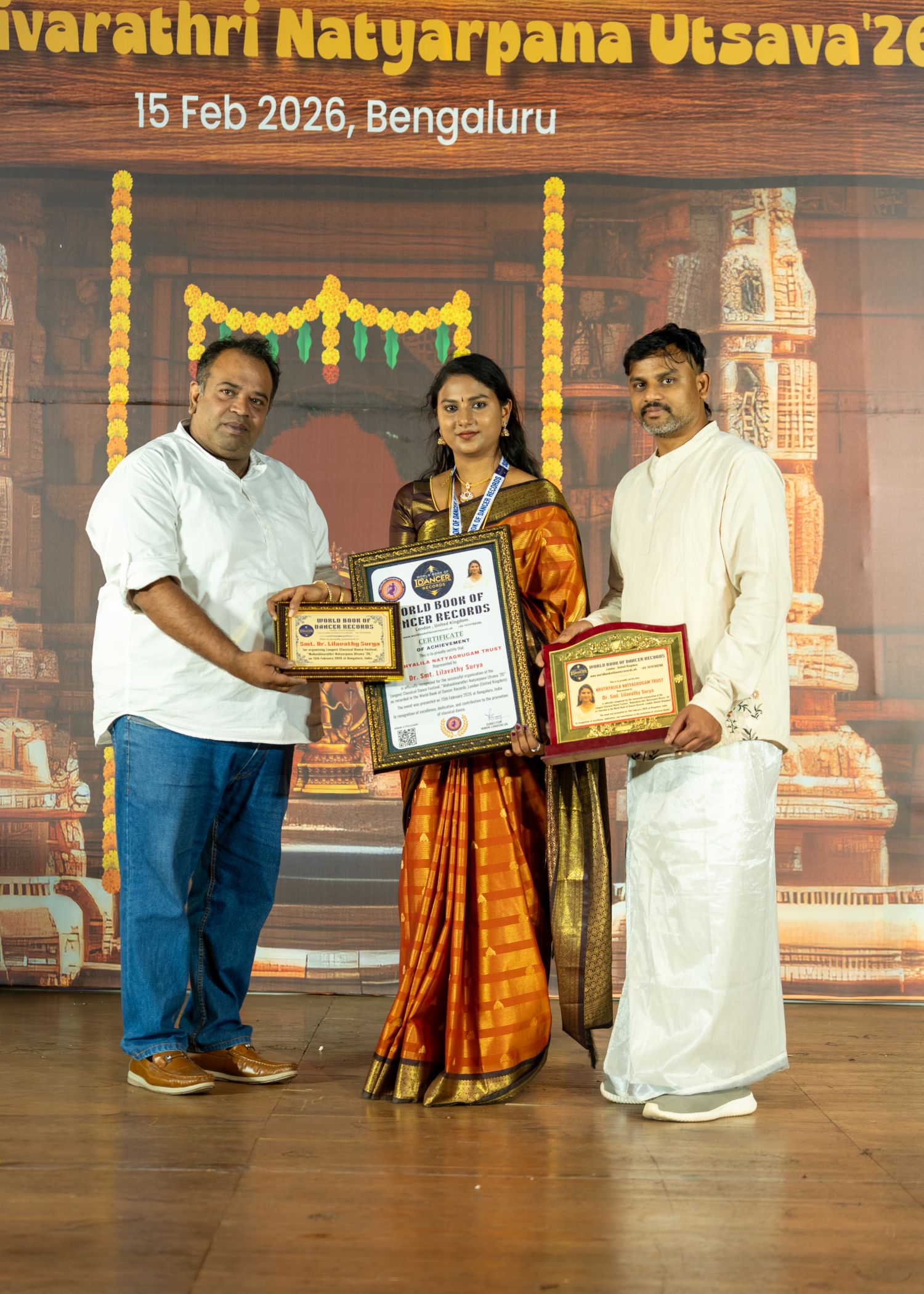 World Book of Dancer Records Mahashivratri event