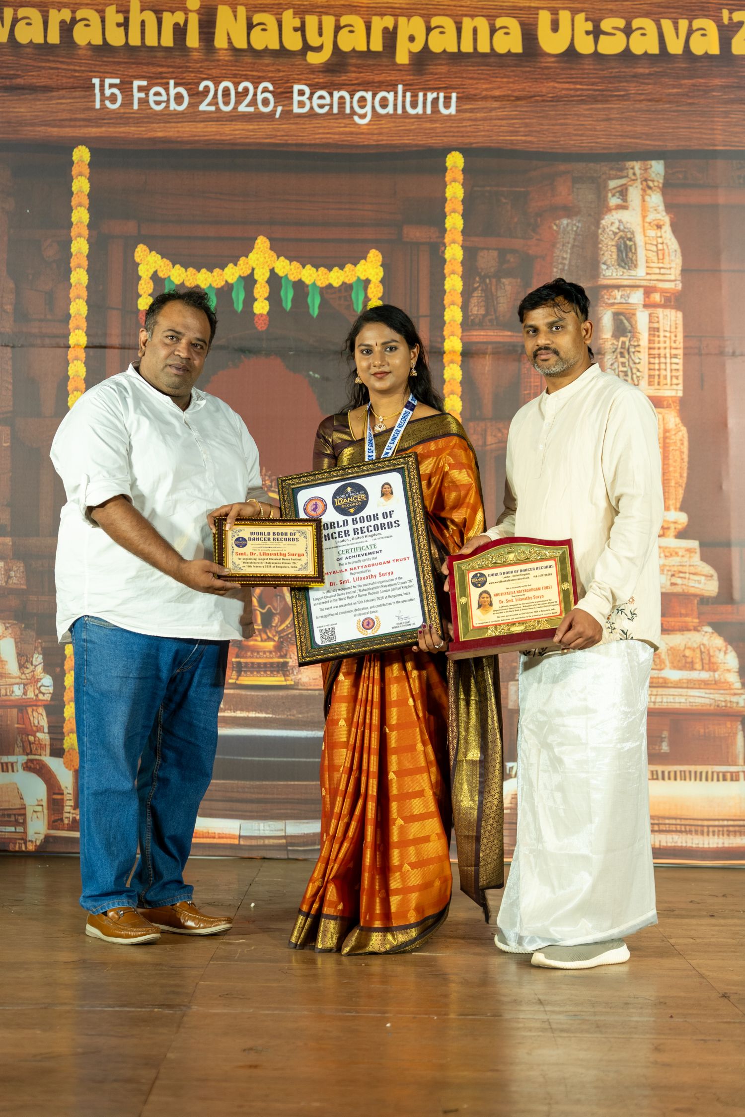 World Book of Dancer Records Mahashivratri event